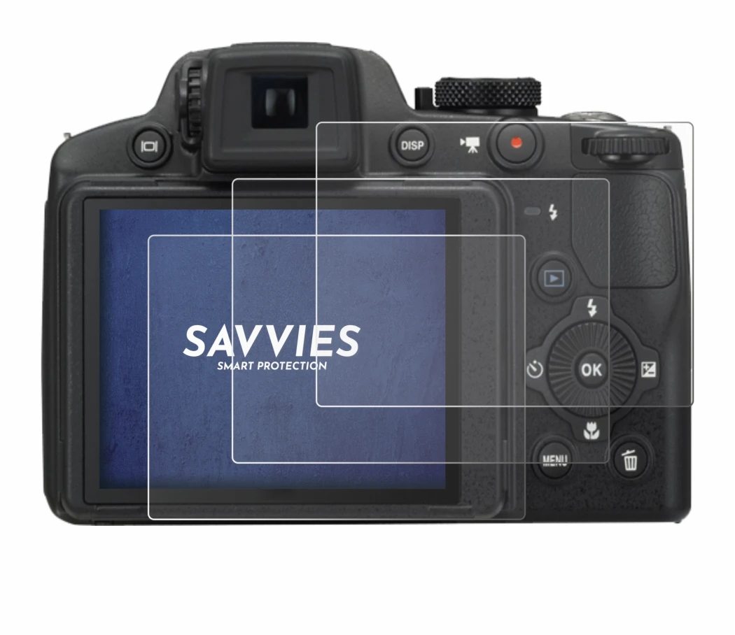 Abbildung des Geräts Nikon Coolpix P510 mit einer Vielzahl des Displayschutzes.