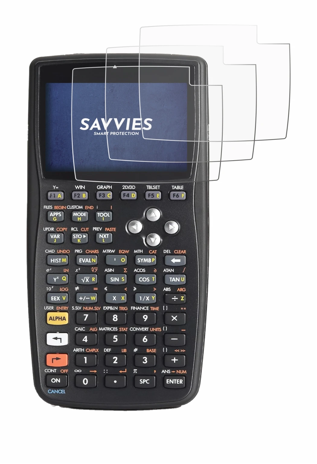 Abbildung des Geräts HP 50g F2229AA#UUZ mit einer Vielzahl des Displayschutzes.