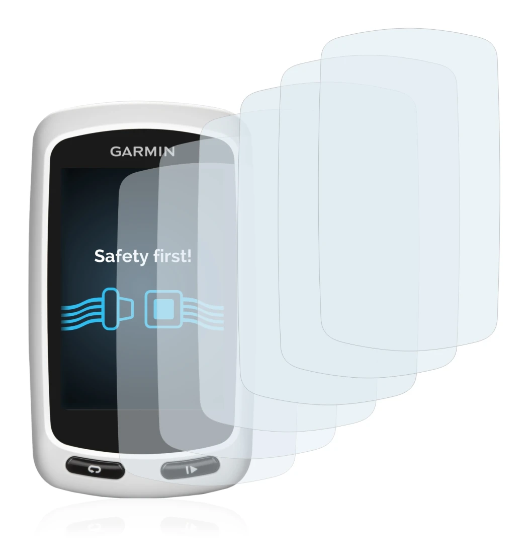 Abbildung des Geräts Garmin Edge Touring Plus mit einer Vielzahl des Displayschutzes.