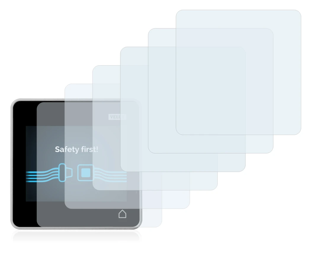Abbildung des Geräts Velux Integra Control Pad KLR 200 mit einer Vielzahl des Displayschutzes.