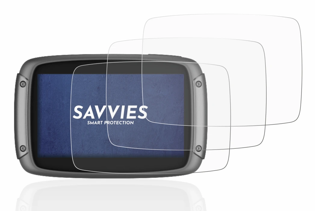 Abbildung des Geräts TomTom Rider 550 mit einer Vielzahl des Displayschutzes.