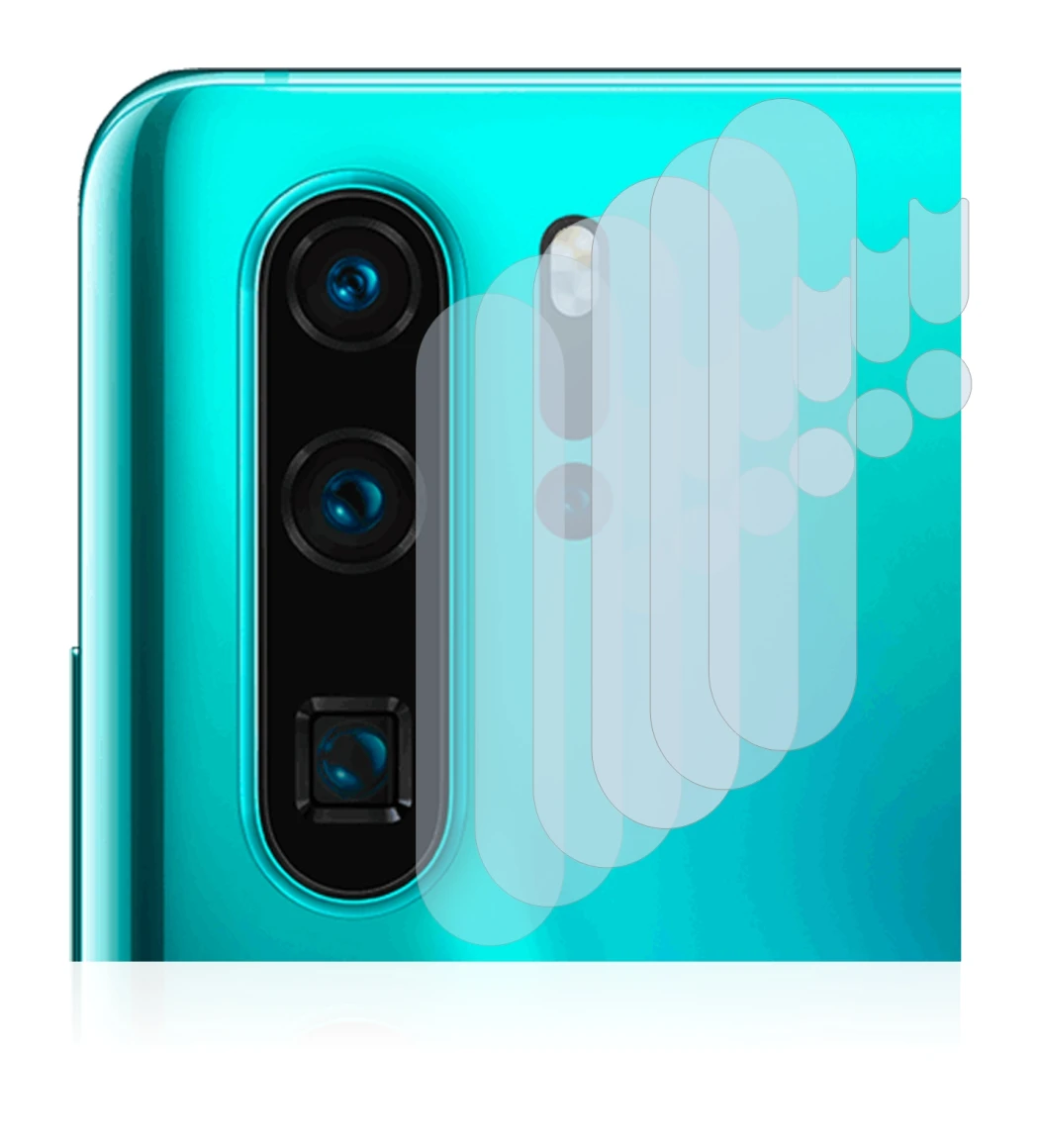 Abbildung des Geräts Huawei P30 Pro New Edition (NUR Kameraschutz) mit einer Vielzahl des Displayschutzes.