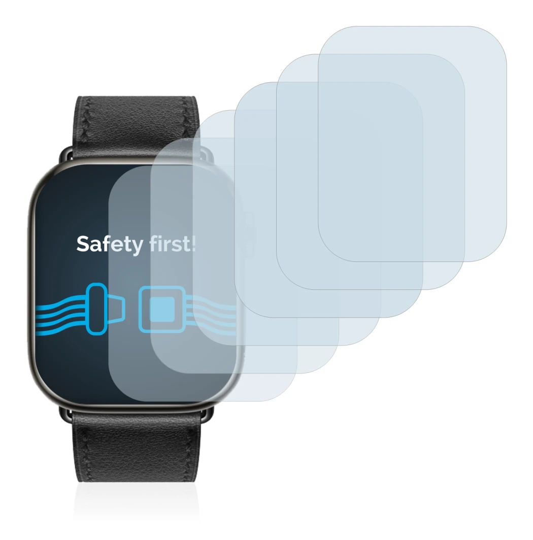 Abbildung des Geräts Apple Watch Hermès (41 mm) mit einer Vielzahl des Displayschutzes.