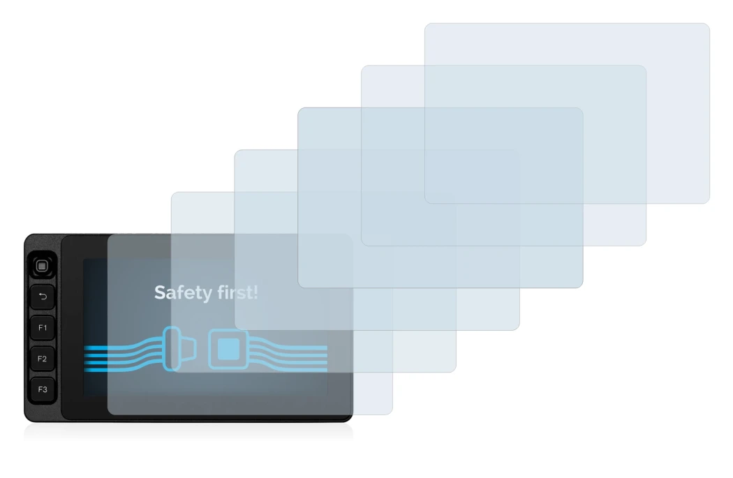 Abbildung des Geräts SmallHD Ultra 5 mit einer Vielzahl des Displayschutzes.