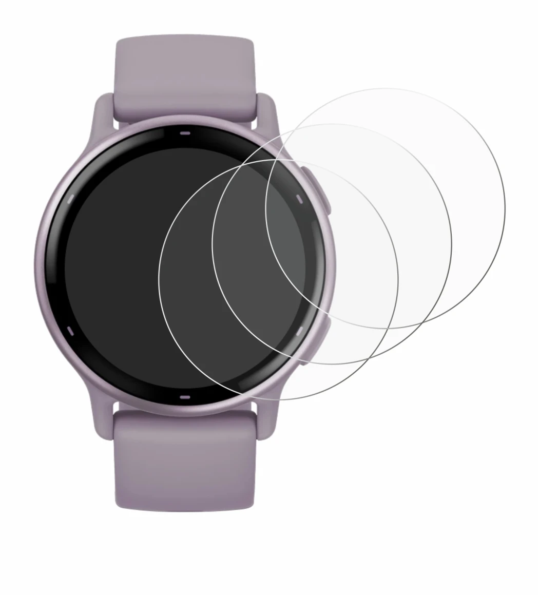 Abbildung des Geräts Garmin vivoactive 5 mit einer Vielzahl des Displayschutzes.