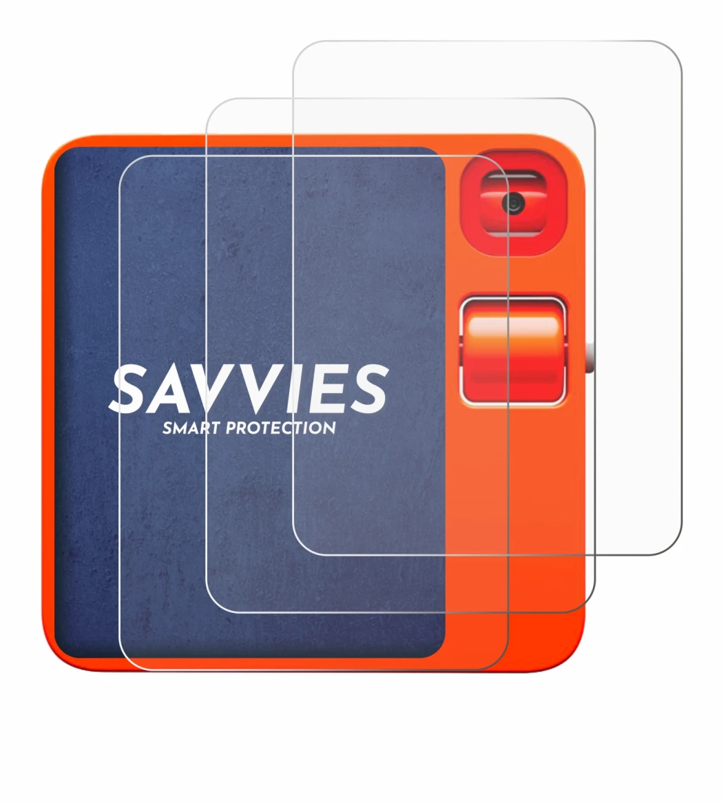 Abbildung des Geräts rabbit r1 mit einer Vielzahl des Displayschutzes.