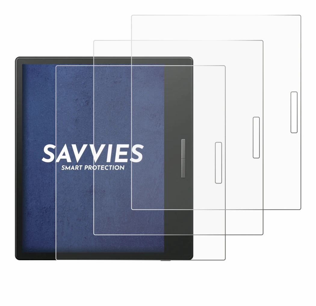 Abbildung des Geräts Boox Go Color 7 mit einer Vielzahl des Displayschutzes.