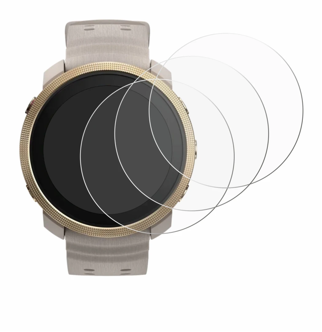 Abbildung des Geräts Polar Vantage M3 mit einer Vielzahl des Displayschutzes.