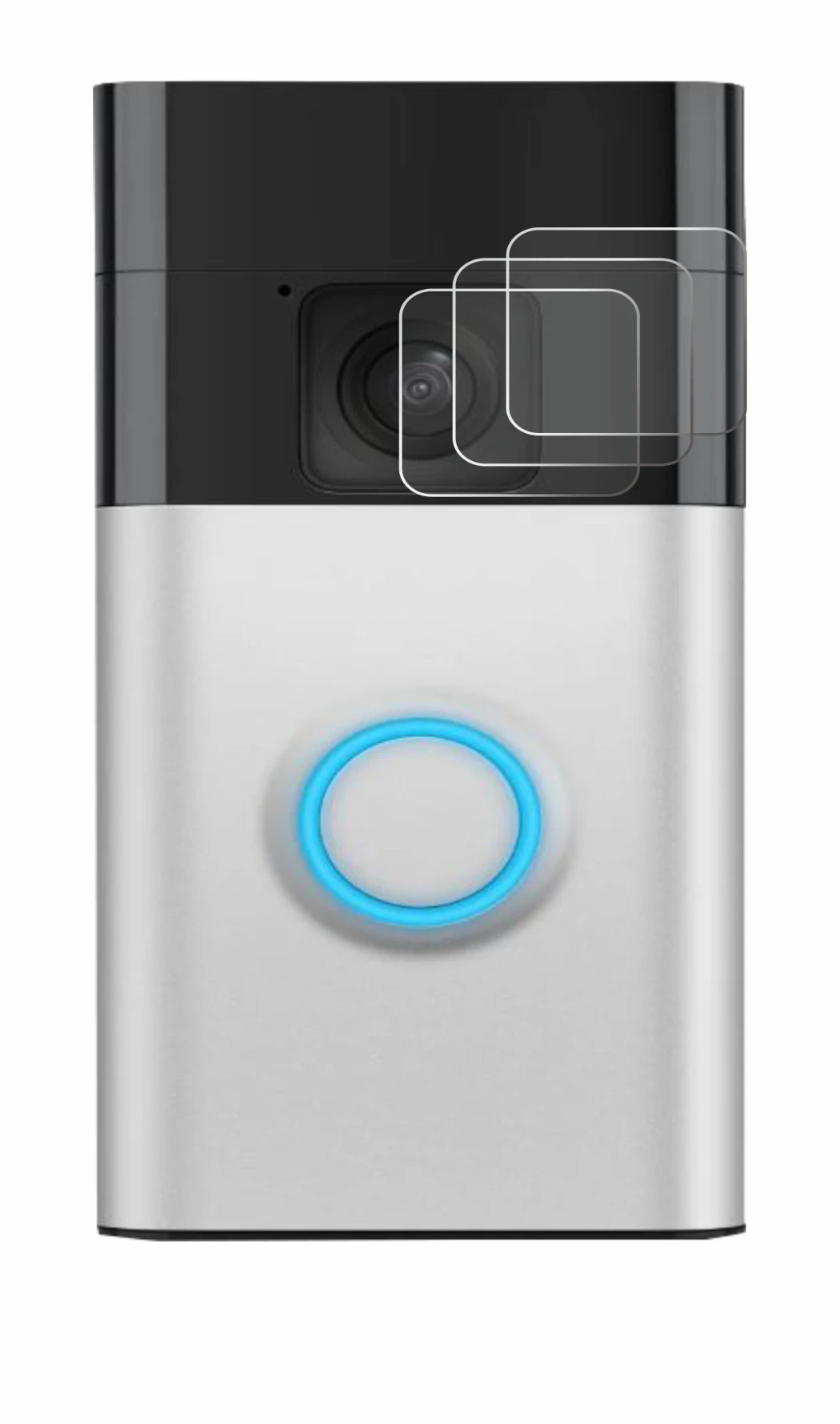 Abbildung des Geräts Ring Battery Video Doorbell mit einer Vielzahl des Displayschutzes.
