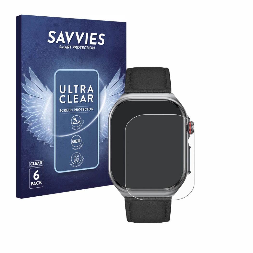 Vorderseite einer Produktverpackung mit dem Markenlogo Savvies. Daneben ist das Gerät Knauermann Pro 3 Fan Edition 2025 (recht