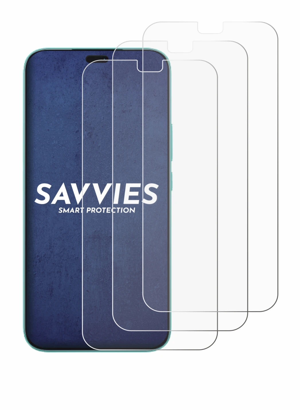 Abbildung des Geräts Honor 400 Lite mit einer Vielzahl des Displayschutzes.