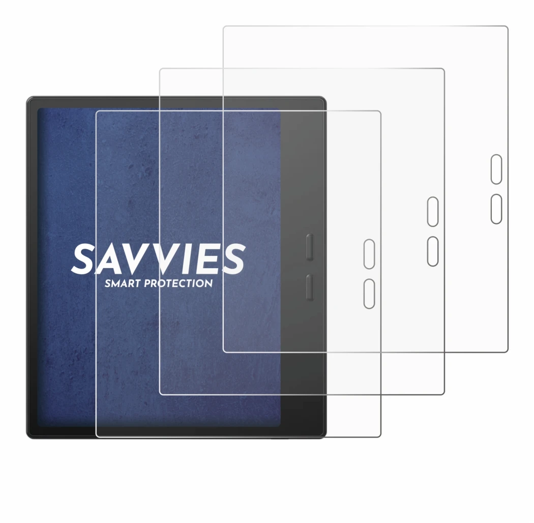 Abbildung des Geräts Boox Go 7 mit einer Vielzahl des Displayschutzes.