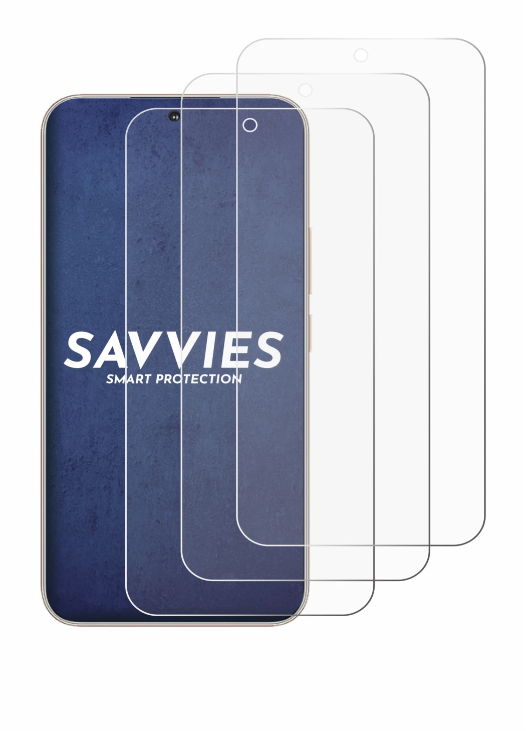 Abbildung des Geräts Honor 400 mit einer Vielzahl des Displayschutzes.