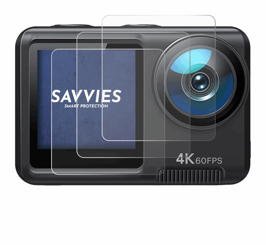 Abbildung des Geräts Wolfang GA420 mit einer Vielzahl des Displayschutzes.