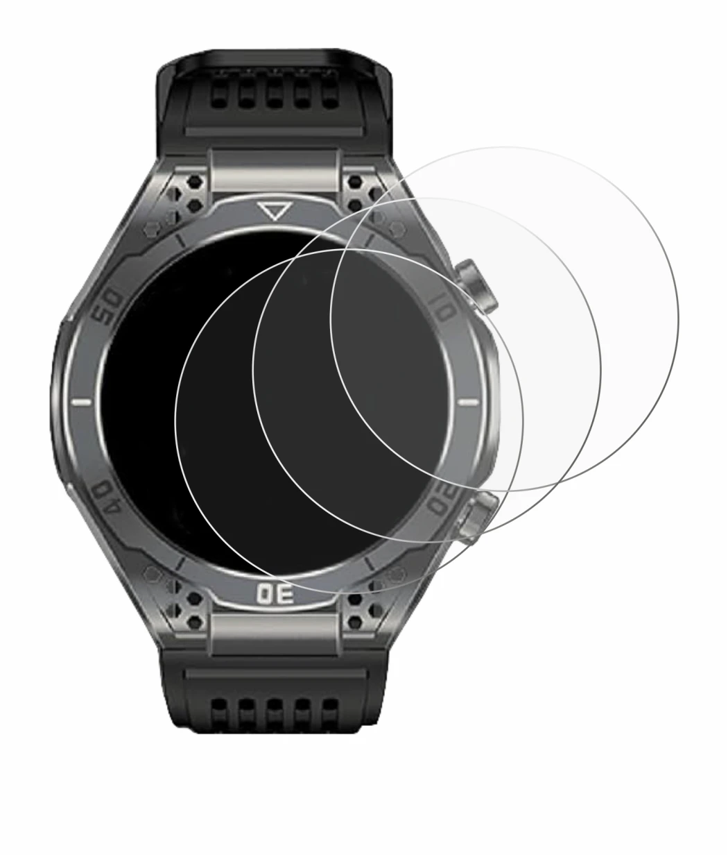 Abbildung des Geräts Stahlgear Apollo mit einer Vielzahl des Displayschutzes.