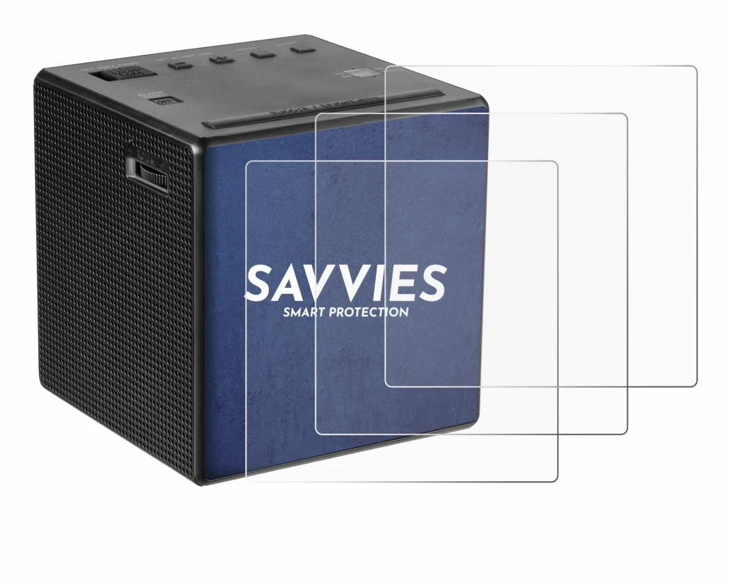 Abbildung des Geräts Sony ICF-C1 mit einer Vielzahl des Displayschutzes.