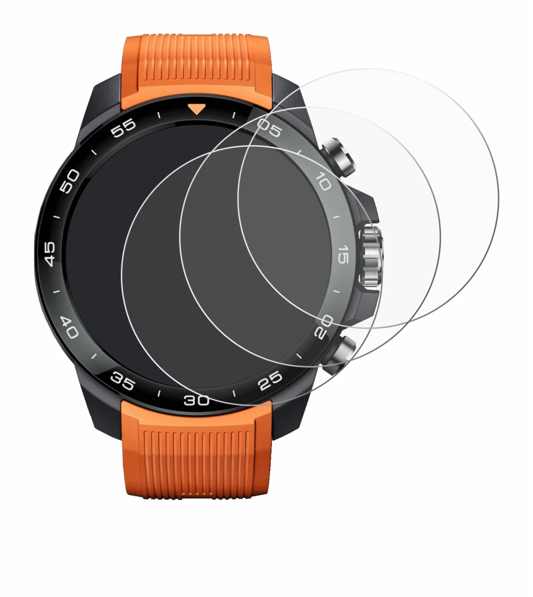 Abbildung des Geräts Xiaomi Mibro GS Explorer S mit einer Vielzahl des Displayschutzes.