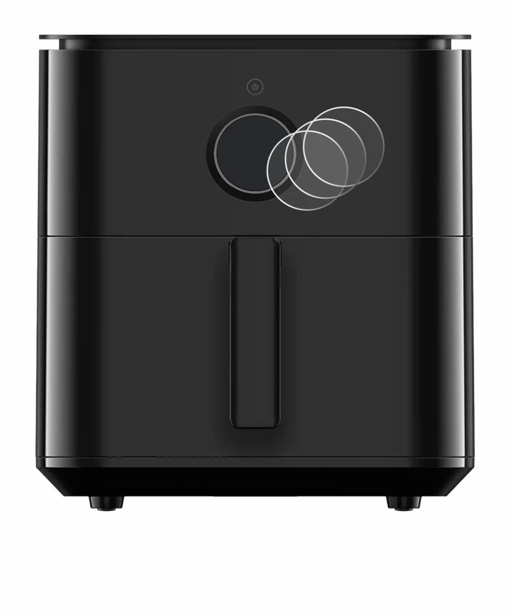 Abbildung des Geräts Xiaomi Air Fryer 6.5 L mit einer Vielzahl des Displayschutzes.