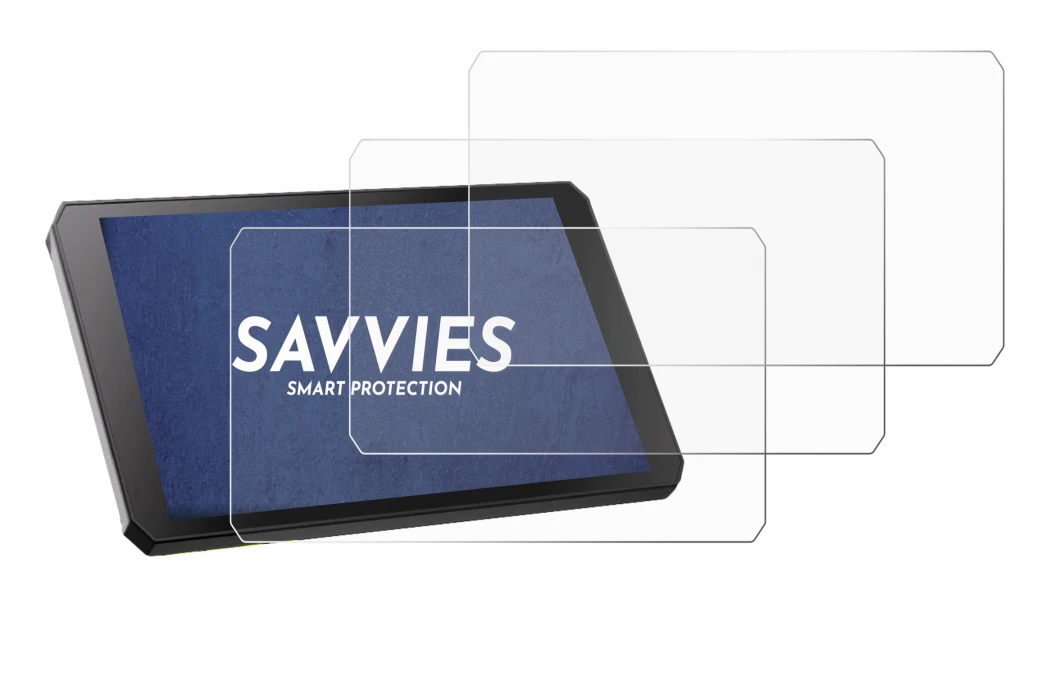 Abbildung des Geräts RiderNav R7M mit einer Vielzahl des Displayschutzes.