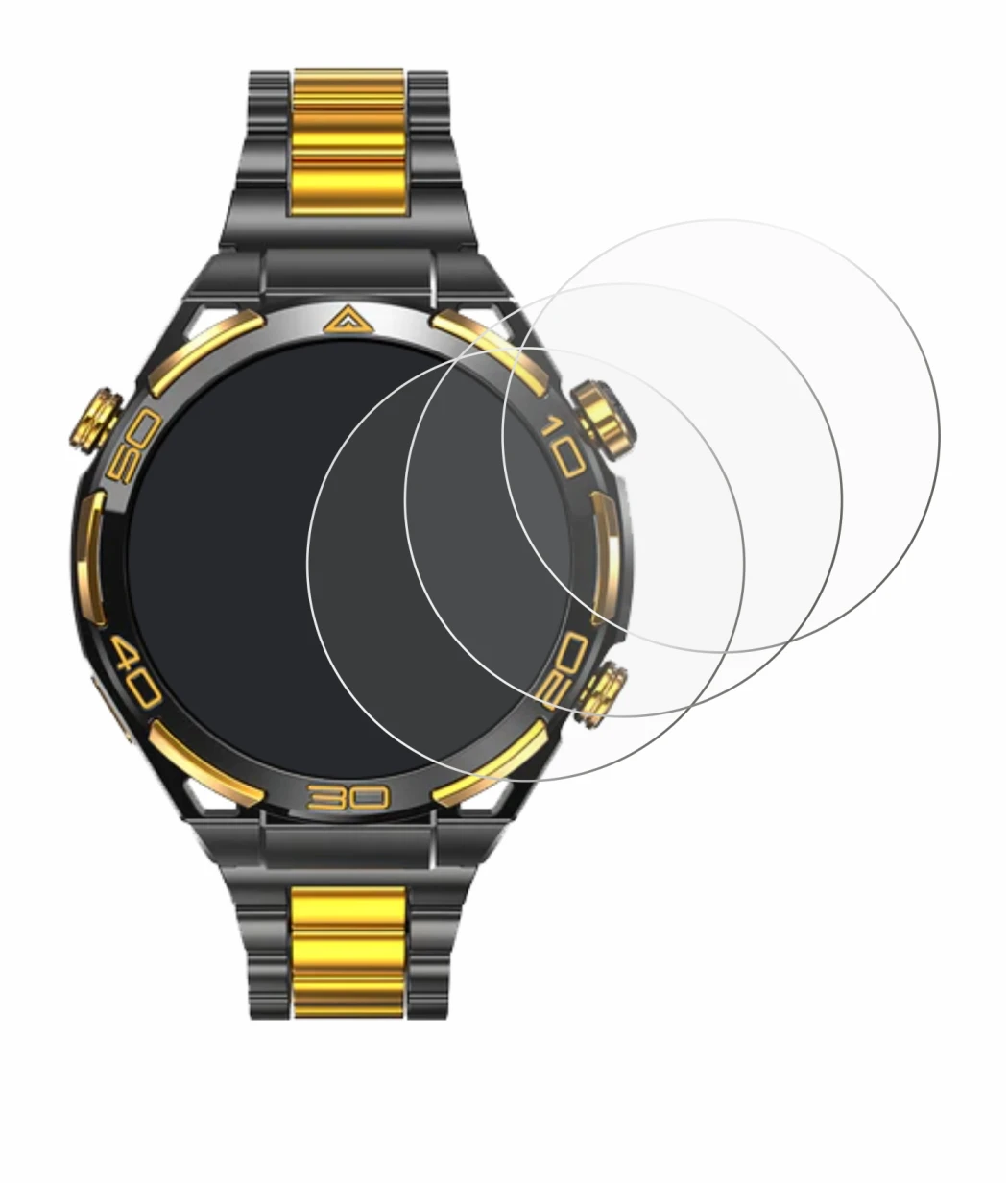 Abbildung des Geräts Blackview W90 Pro mit einer Vielzahl des Displayschutzes.