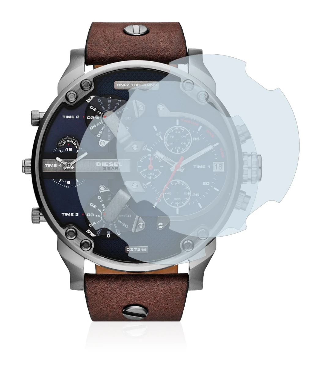 Abbildung des Geräts Diesel DZ7314 Mr. Daddy mit einer Vielzahl des Displayschutzes.