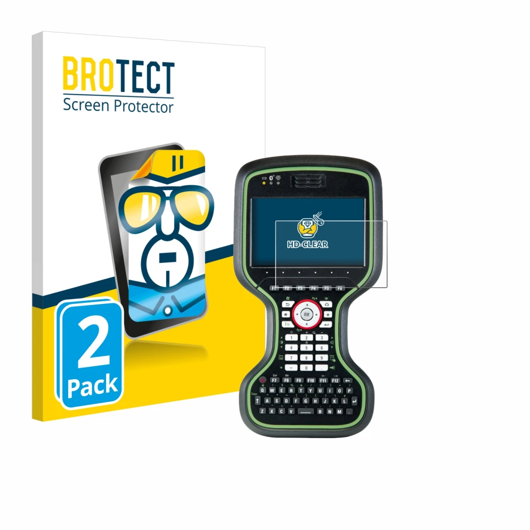 Vorderseite einer Produktverpackung mit dem Markenlogo BROTECT. Daneben ist das Gerät Leica CS20 3.75G Disto mit dem zugehörig