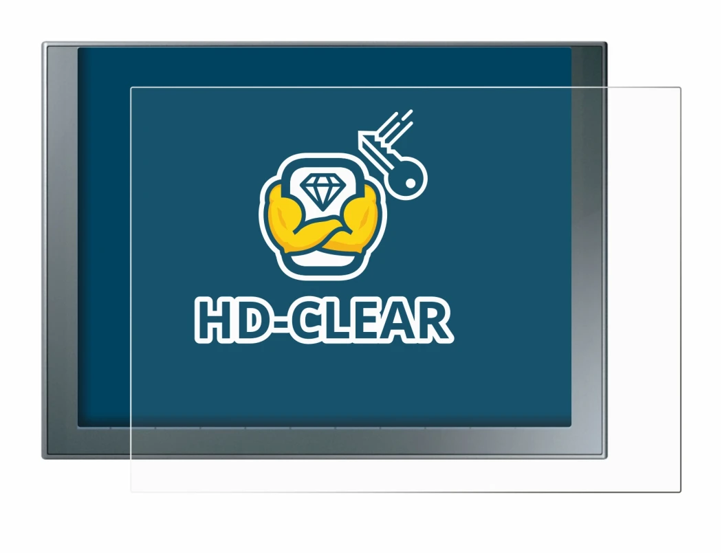 Abbildung des Geräts Siemens Simatic HMI KTP 1200 Basic mit einer Vielzahl des Displayschutzes.