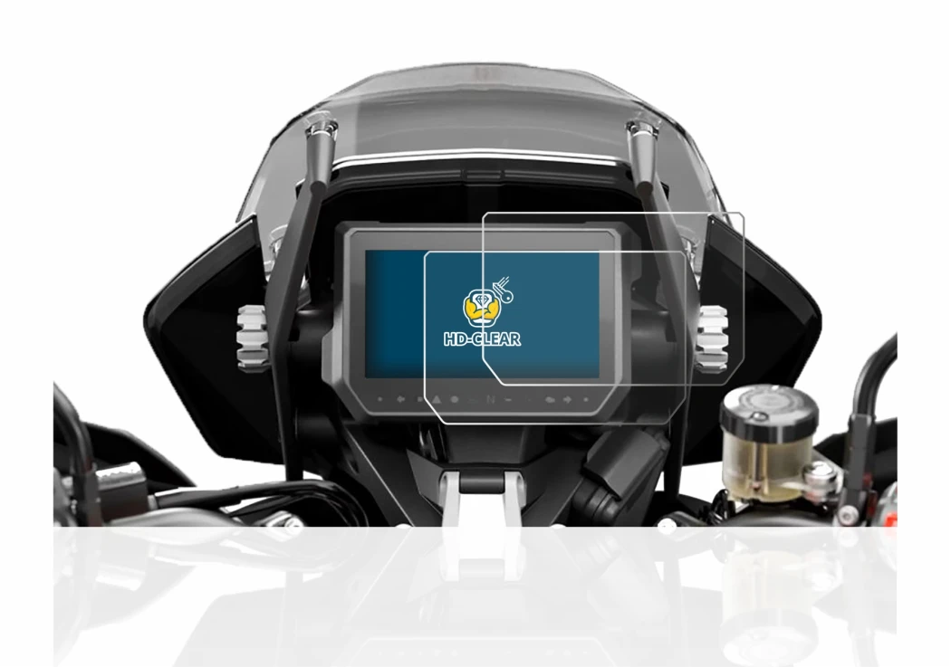 Abbildung des Geräts KTM 1290 Super Adventure S 2017 Tachoanzeige mit einer Vielzahl des Displayschutzes.