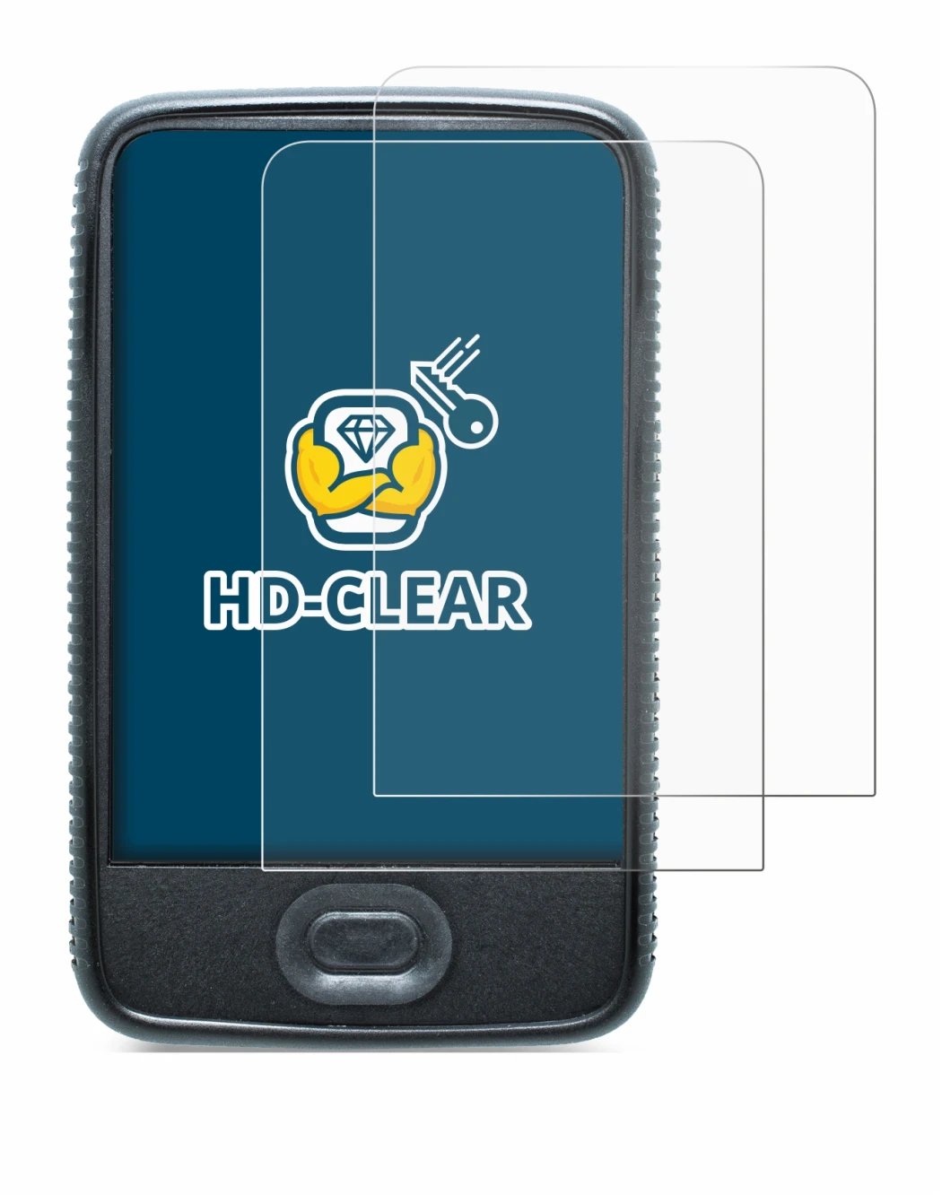 Abbildung des Geräts Dexcom G6 Receiver CGM mit einer Vielzahl des Displayschutzes.