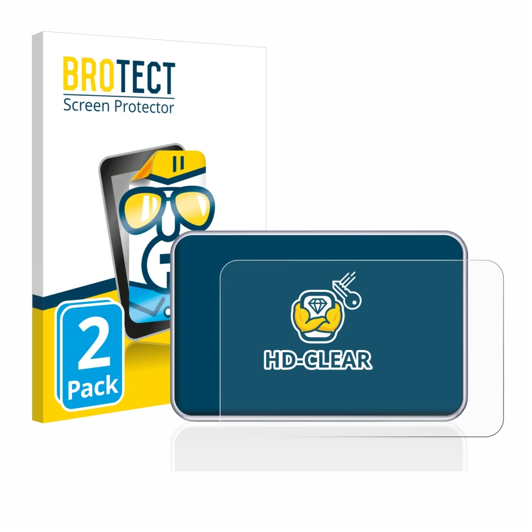 Vorderseite einer Produktverpackung mit dem Markenlogo BROTECT. Daneben ist das Gerät Tandem diabetes care t:slim X2 Insulin P