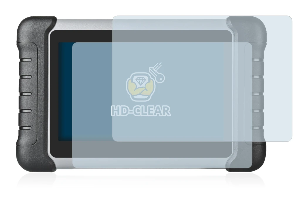 Abbildung des Geräts Autel MaxiCOM MK808 mit einer Vielzahl des Displayschutzes.