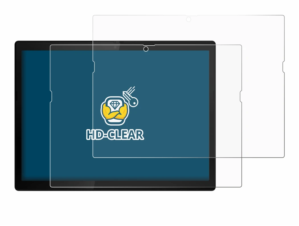 Abbildung des Geräts Lenovo ThinkPad X12 Gen 1 mit einer Vielzahl des Displayschutzes.