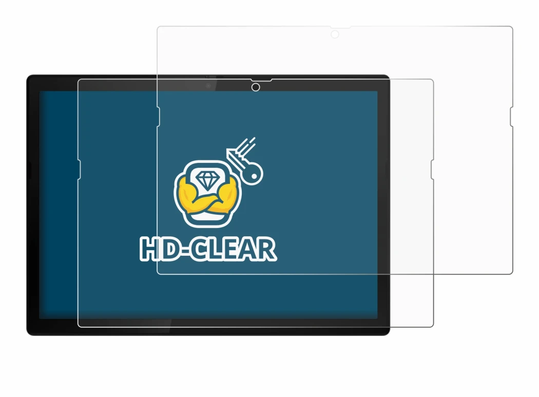 Abbildung des Geräts Lenovo ThinkPad X12 Detachable Gen 1 mit einer Vielzahl des Displayschutzes.