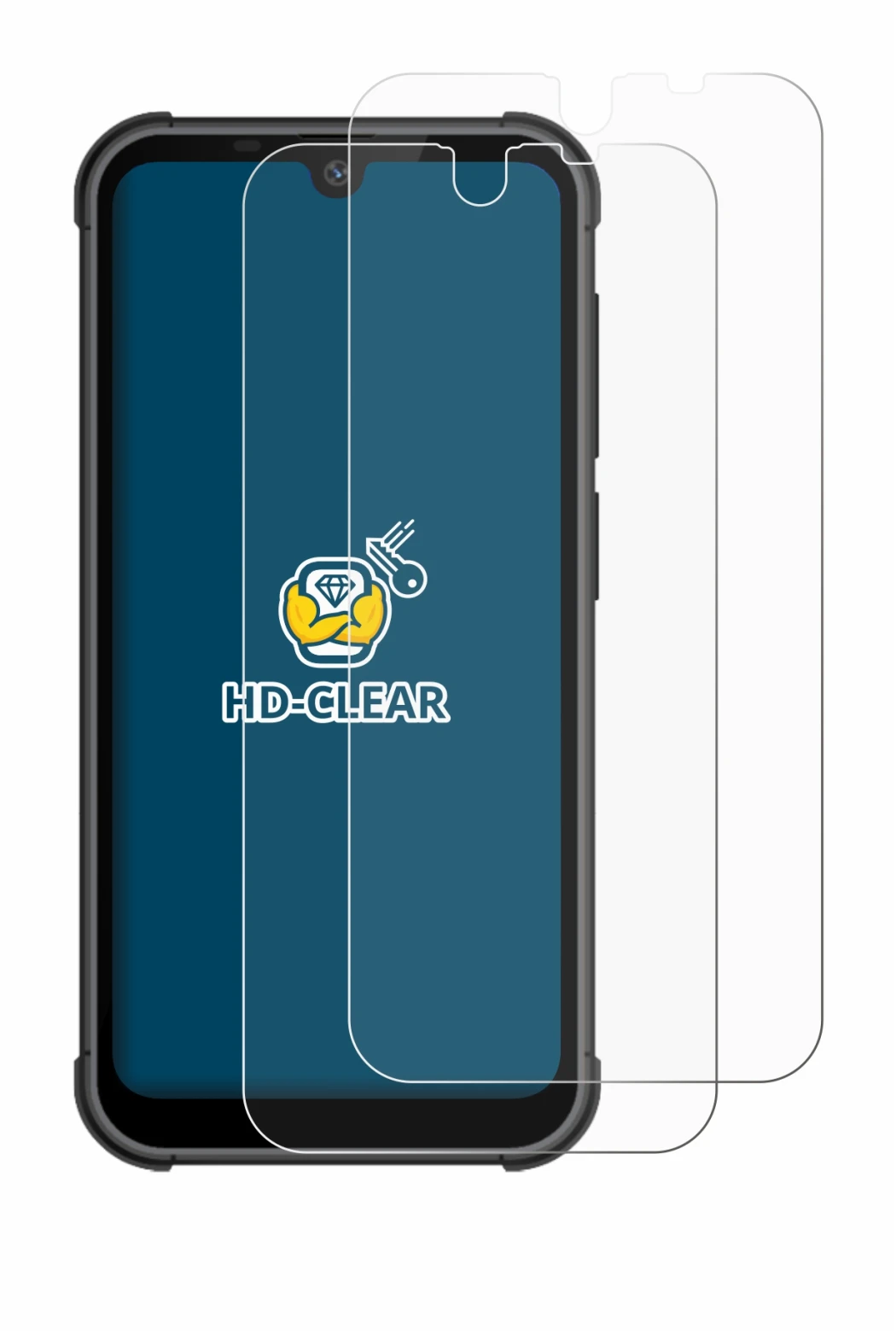 Abbildung des Geräts Beafon MX1 mit einer Vielzahl des Displayschutzes.