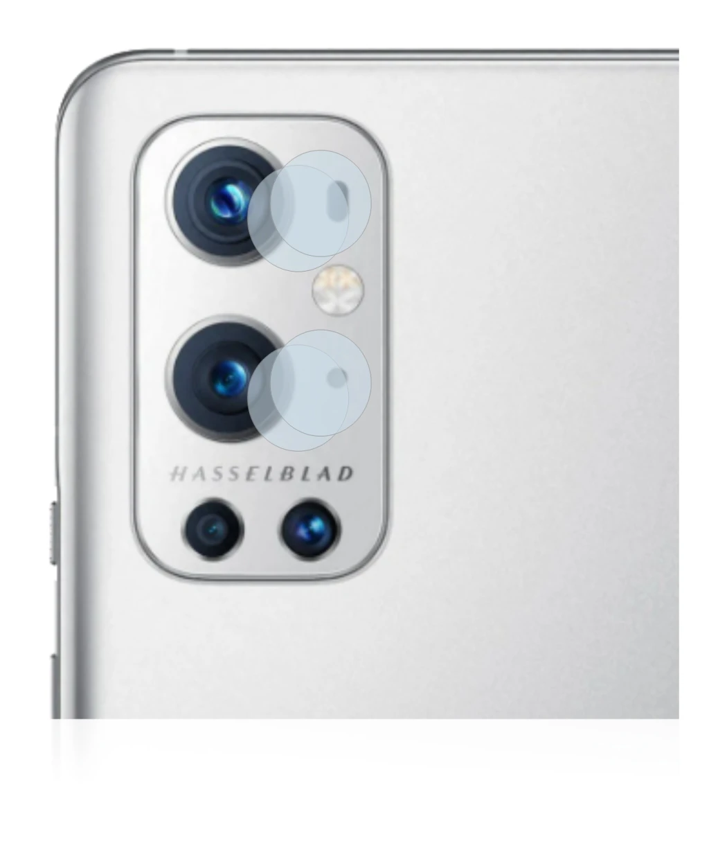 Abbildung des Geräts OnePlus 9 Pro (NUR Kameraschutz) mit einer Vielzahl des Displayschutzes.