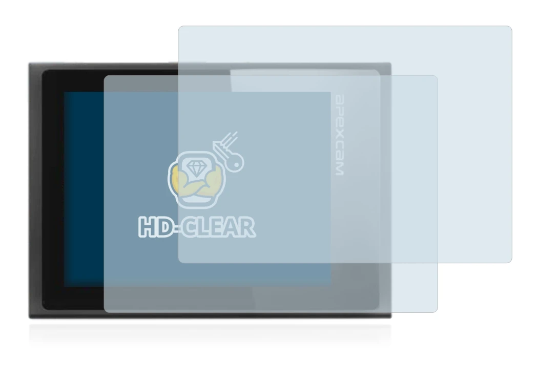 Abbildung des Geräts Apexcam ‎M80 Air mit einer Vielzahl des Displayschutzes.