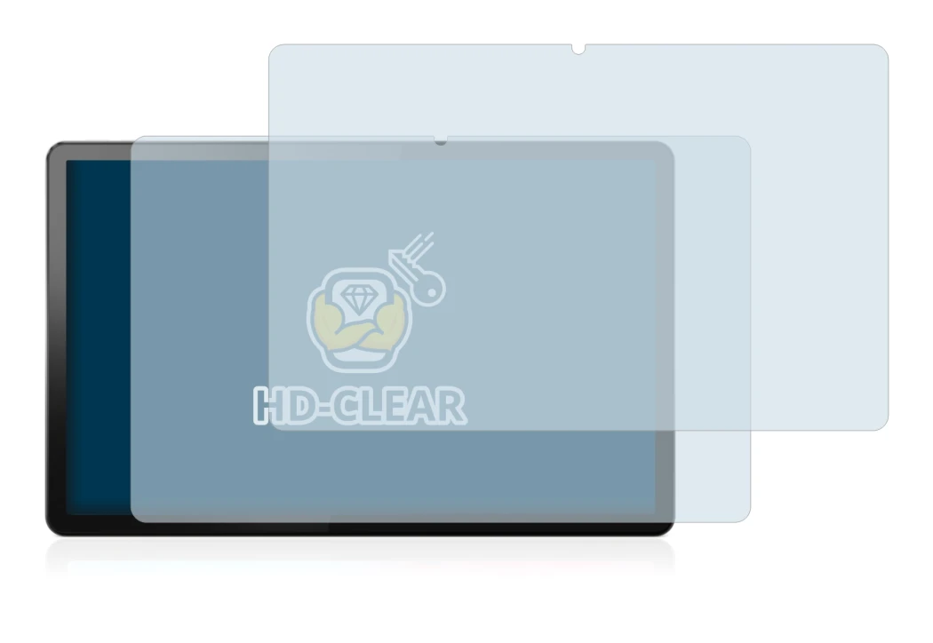 Abbildung des Geräts Lenovo Tab P11 5G mit einer Vielzahl des Displayschutzes.