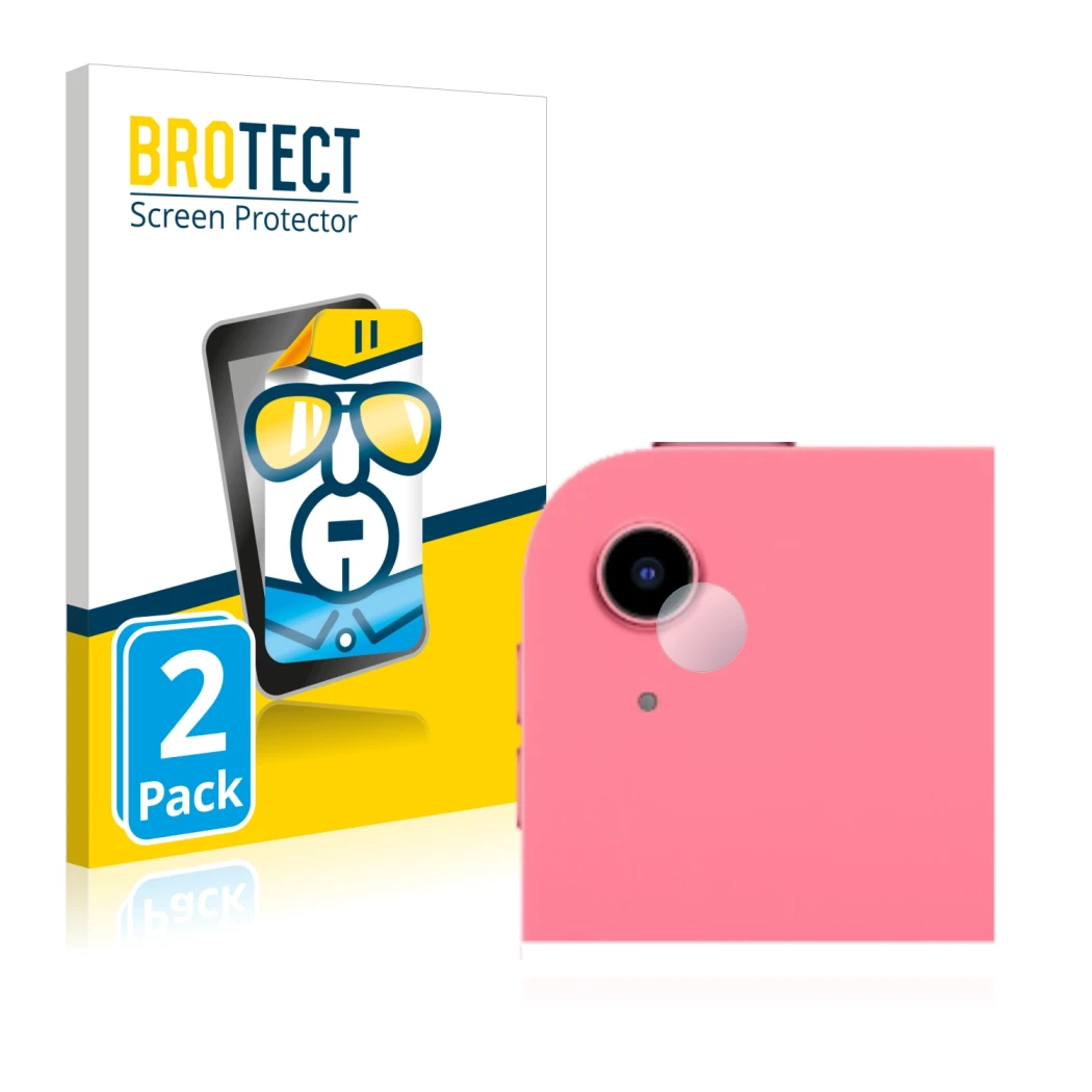 Vorderseite einer Produktverpackung mit dem Markenlogo BROTECT. Daneben ist das Gerät Apple iPad 10.9