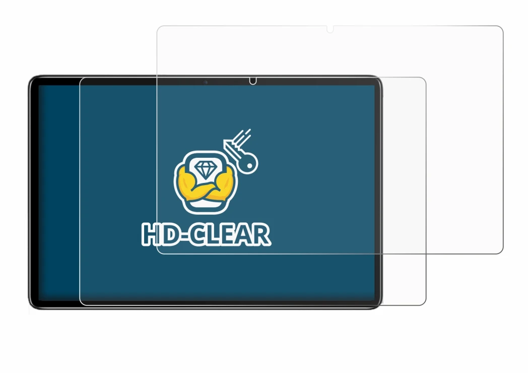 Abbildung des Geräts Blackview Oscal Pad 10 mit einer Vielzahl des Displayschutzes.