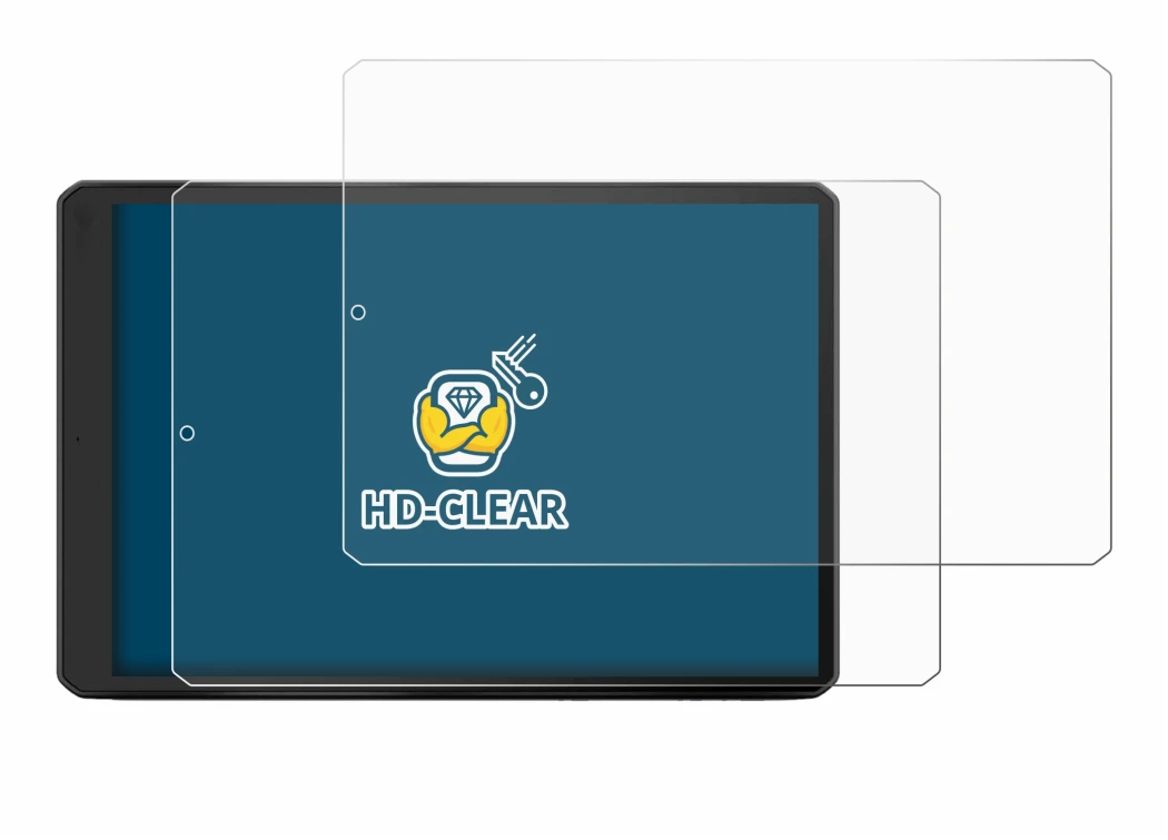 Abbildung des Geräts Garmin Camper 1095 mit einer Vielzahl des Displayschutzes.