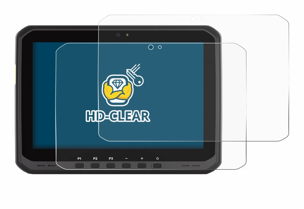 Abbildung des Geräts Zebra ET60 mit einer Vielzahl des Displayschutzes.
