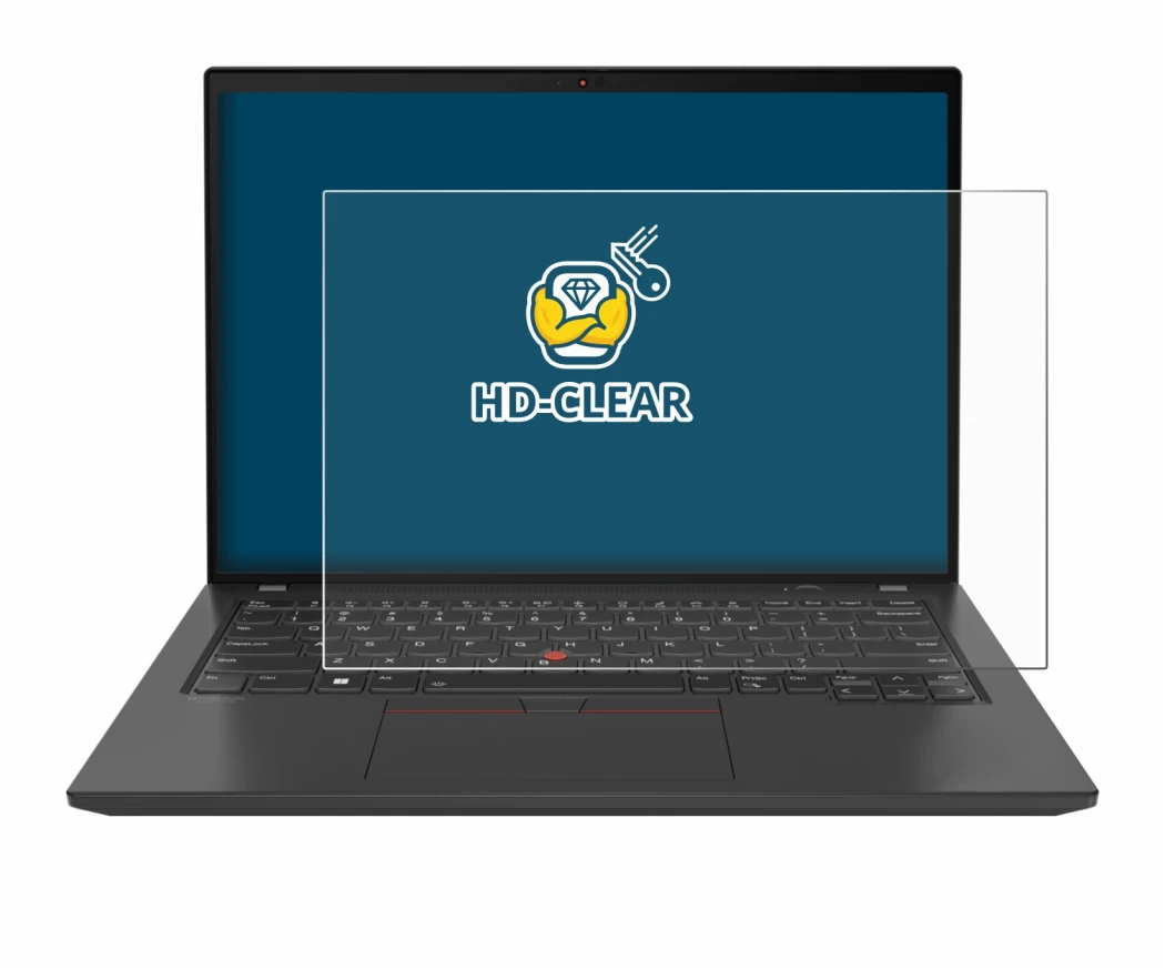 Abbildung des Geräts Lenovo ThinkPad T16 Gen 3 mit einer Vielzahl des Displayschutzes.