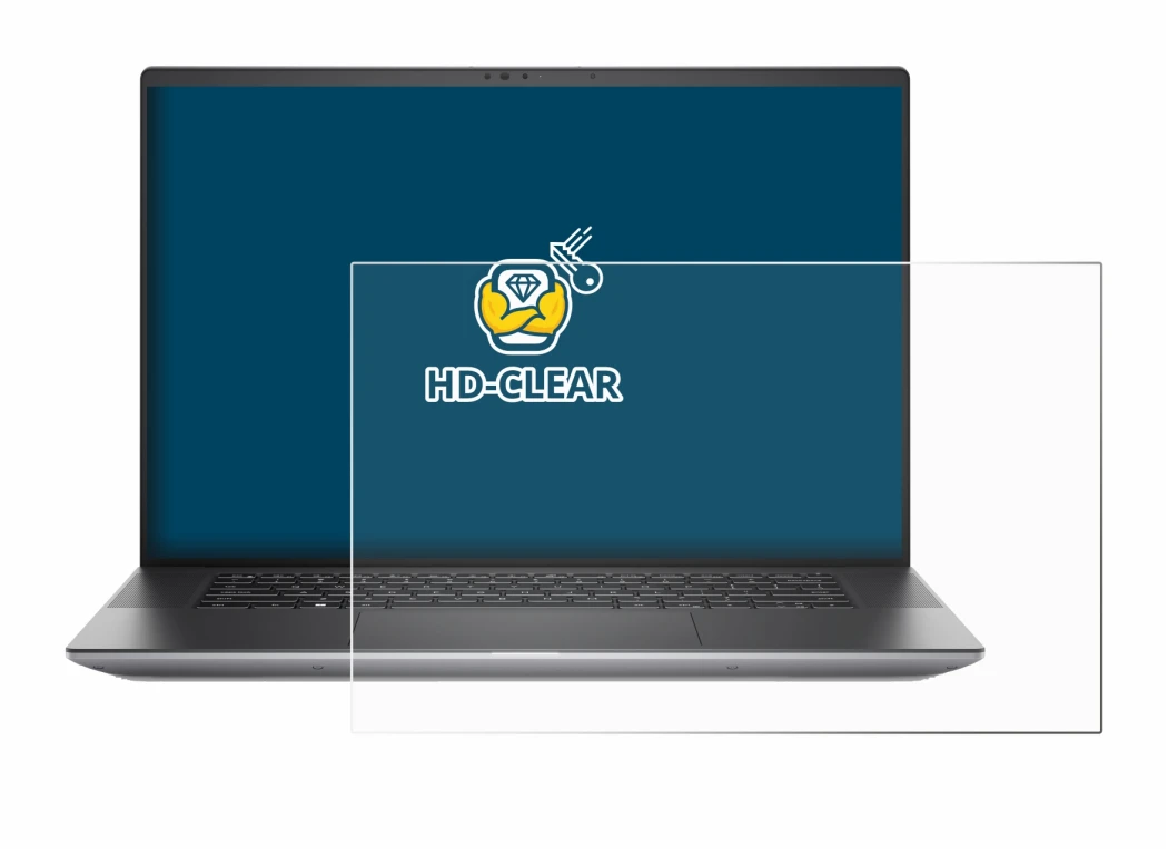 Abbildung des Geräts Dell Precision 5680 Workstation mit einer Vielzahl des Displayschutzes.