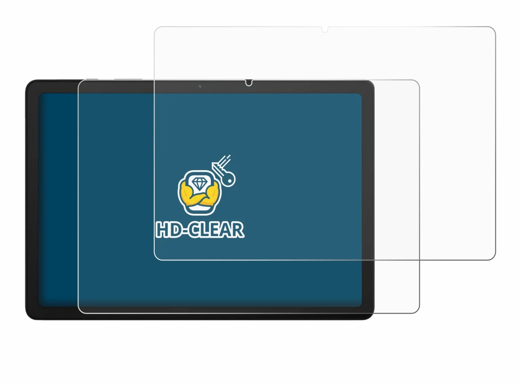 Abbildung des Geräts Samsung Galaxy Tab A9 Plus WiFi mit einer Vielzahl des Displayschutzes.