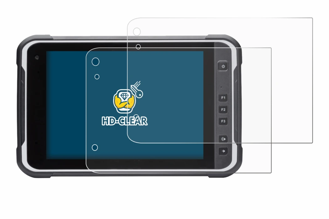 Abbildung des Geräts Handheld Algiz RT8 mit einer Vielzahl des Displayschutzes.