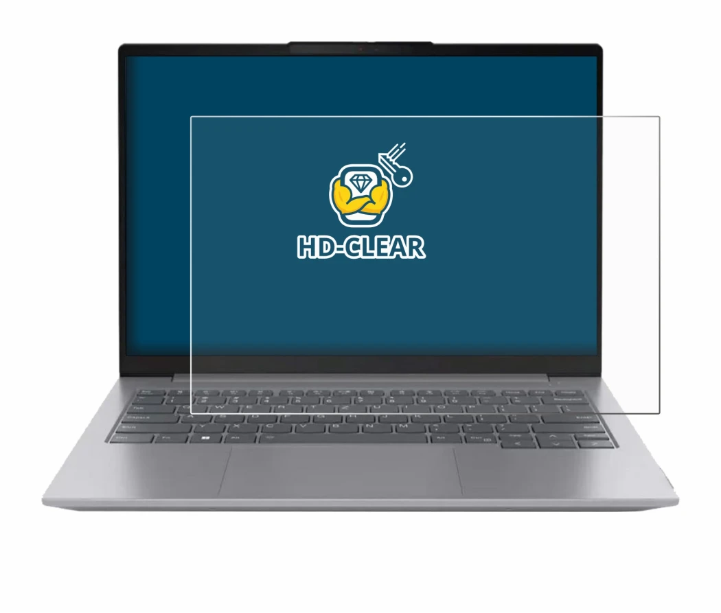 Abbildung des Geräts Lenovo ThinkBook 16 Gen 6 mit einer Vielzahl des Displayschutzes.