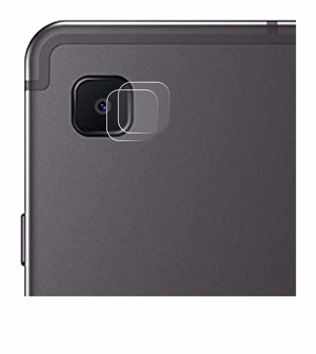 Abbildung des Geräts Samsung Galaxy Tab S6 Lite WiFi 2024 (NUR Kameraschutz) mit einer Vielzahl des Displayschutzes.