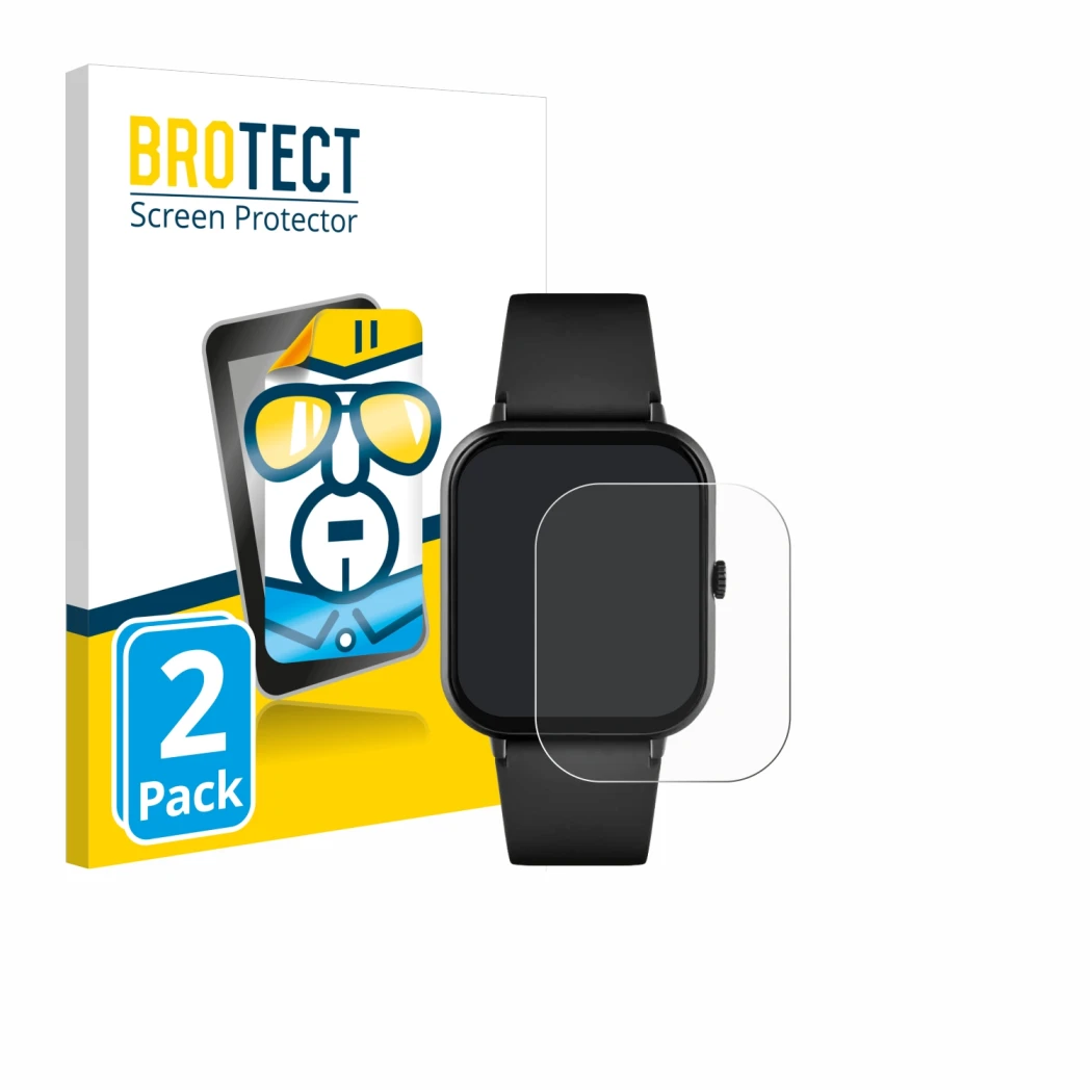 Vorderseite einer Produktverpackung mit dem Markenlogo BROTECT. Daneben ist das Gerät Reflex Active Series 17 mit dem zugehöri