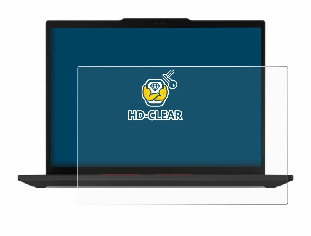 Abbildung des Geräts Lenovo ThinkPad T14 Gen 5 mit einer Vielzahl des Displayschutzes.