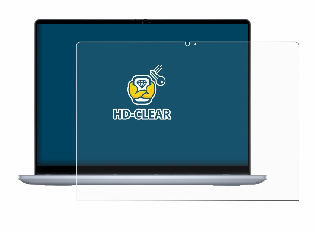 Abbildung des Geräts Dell Inspiron 14 7440 2-in-1 mit einer Vielzahl des Displayschutzes.